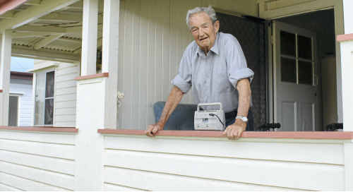 Despite flood turmoil, Lawrie Briscoe wouldn’t call anywhere else home. Despite flood turmoil, Lawrie Briscoe wouldn’t call anywhere else home.